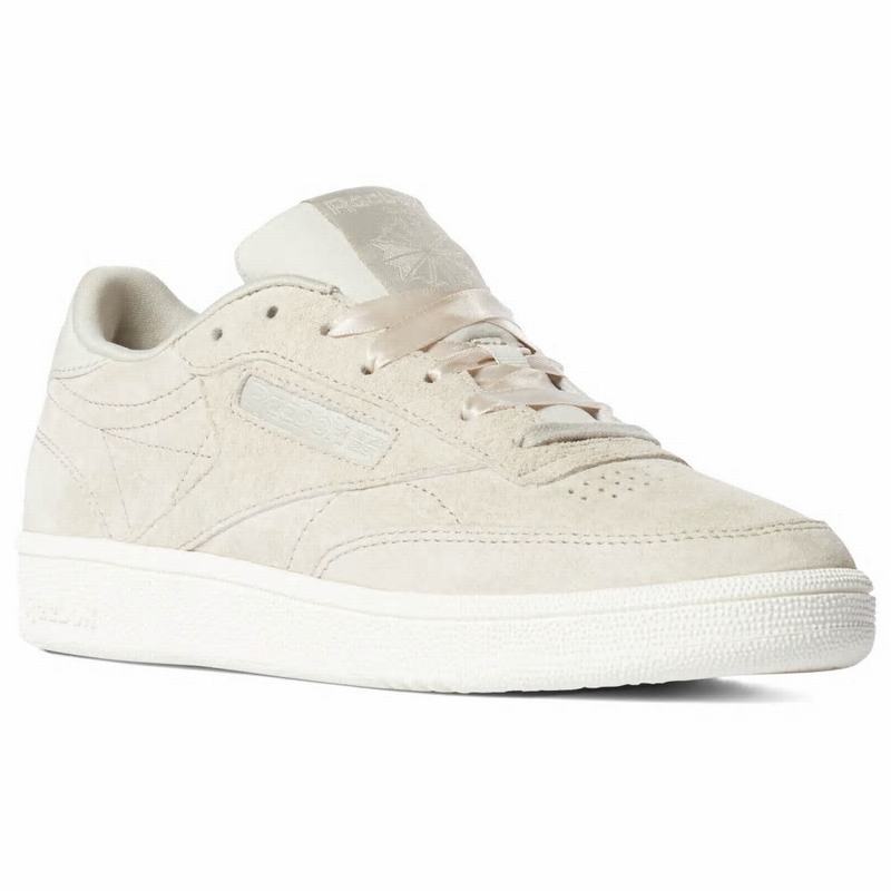 Tenisi Reebok Club C 85 Dama Bej Romania BW4573PH